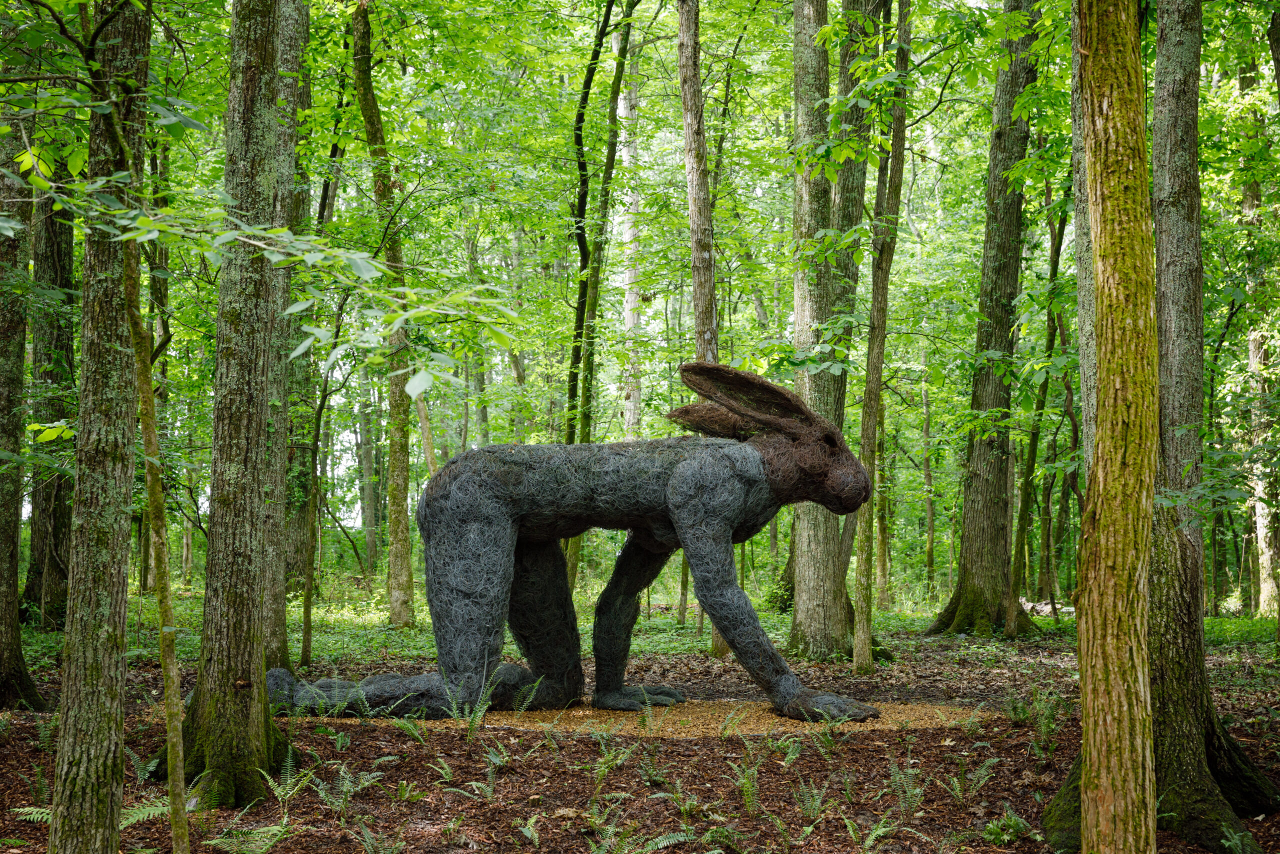 Sophie Ryder - Crawling Lady Hare, 1997