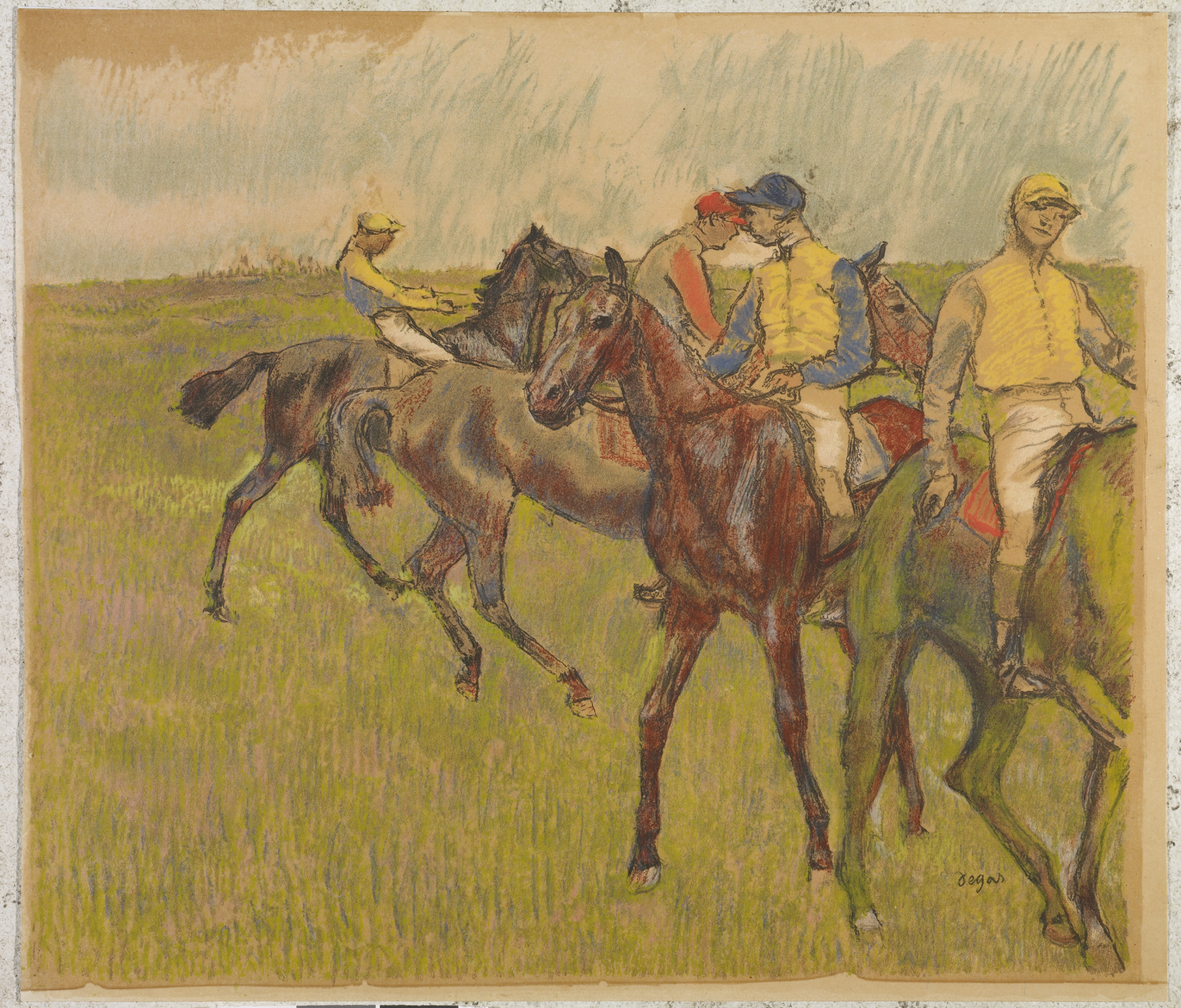 Degas Jockeys_