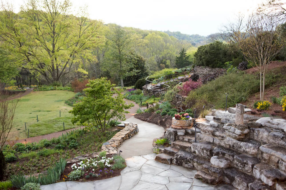Sigourney Cheek Literary Garden spring 1
