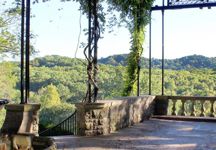 View from Wisteria Arbor