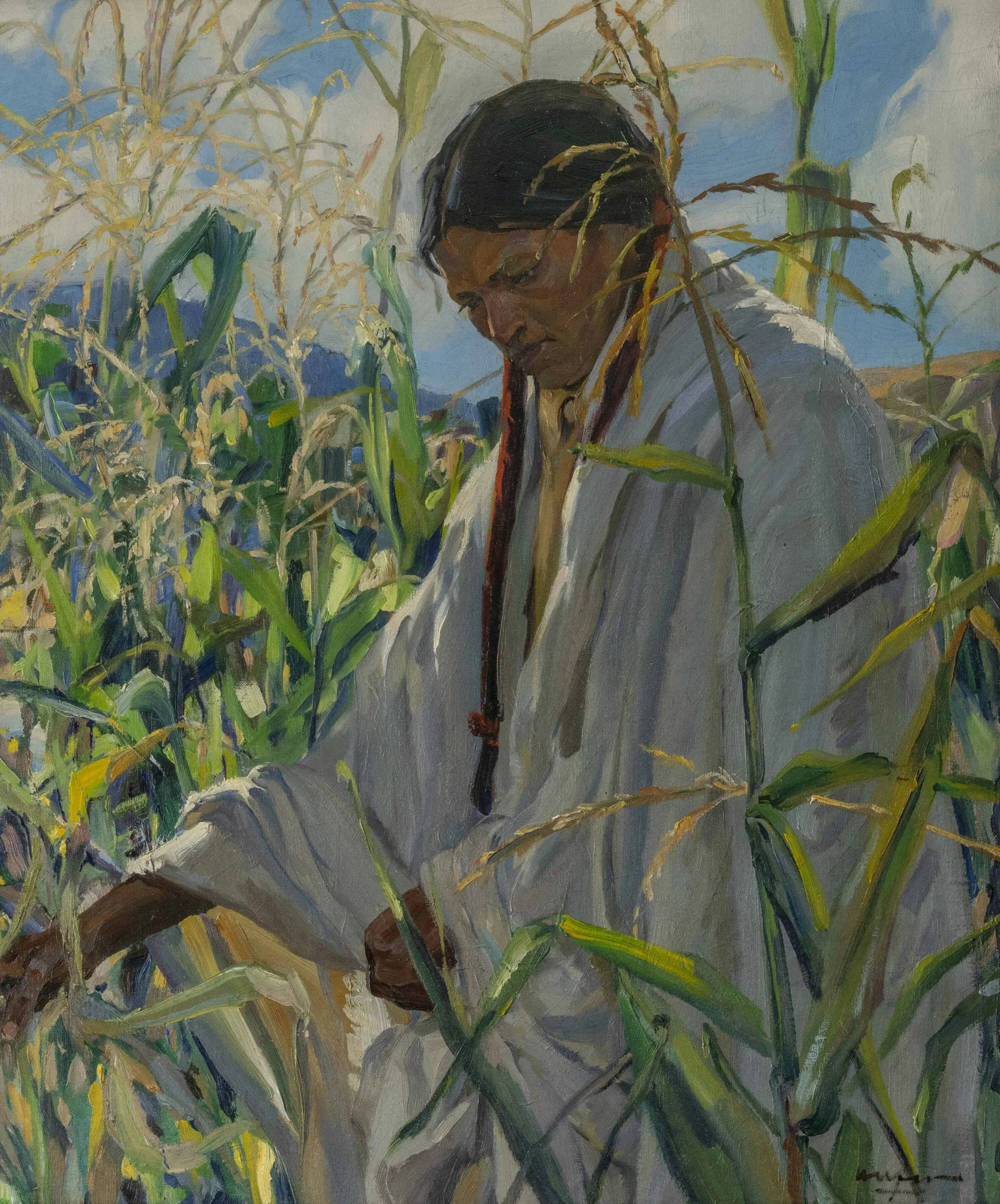 HI RES - Ufer, Indian in Cornfield